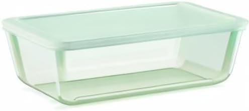 Pyrex Colors Tinted Large Rectangular Food Storage Container - 11 Cup, BPA-Free, Microwave Safe