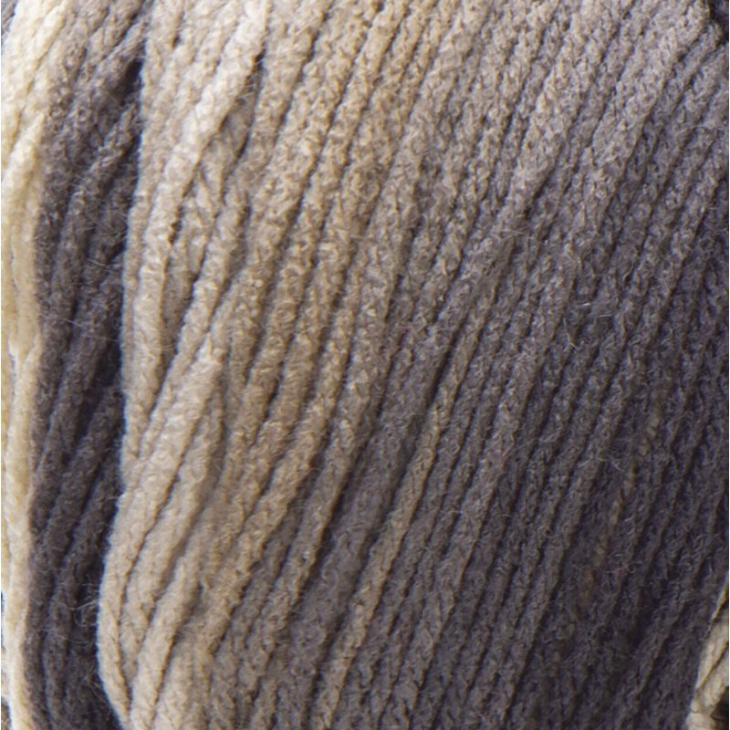 Red Heart Super Saver Yarn 10oz Variegated Ombre Hickory - Acrylic, Worsted Weight