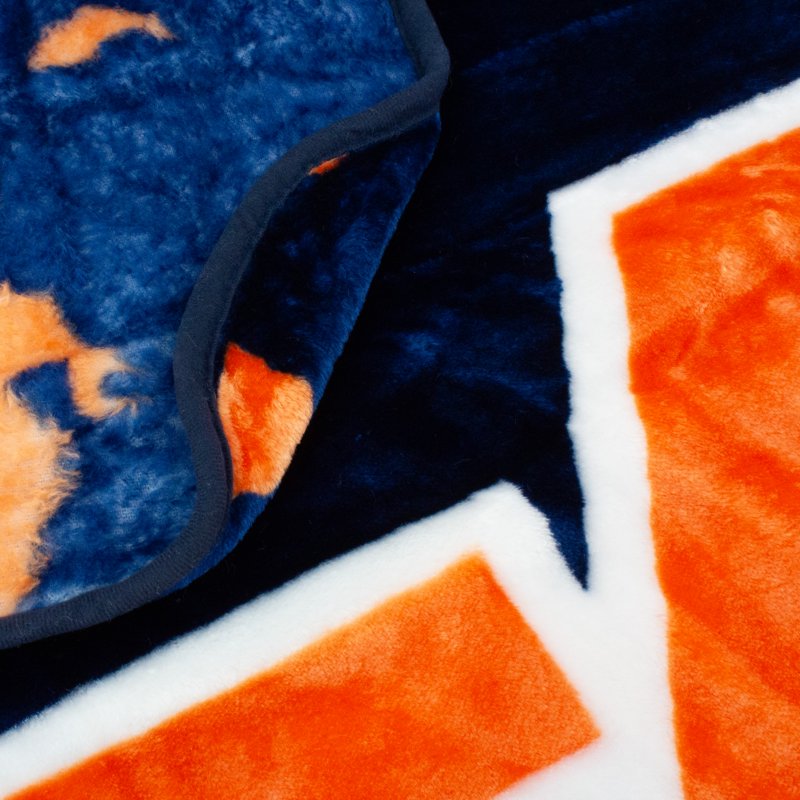 Auburn Tigers College Covers Fan Shop Throw Blanket 63x86 Inches - Soft Raschel Style