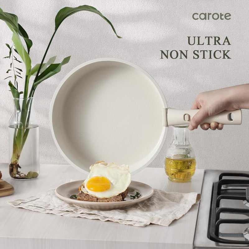 Universal Removable Handle for Pots and Pans - White