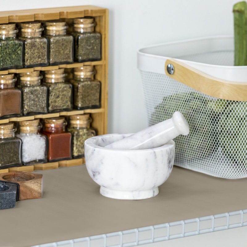 Solid Grip Shelf Liner - Taupe, 20 in. x 18 ft. Roll