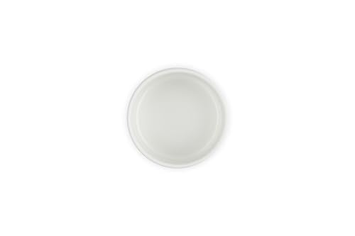 Le Creuset Signature Salt Cellar and Storage Canister with Wood Lid, 7 oz., White
