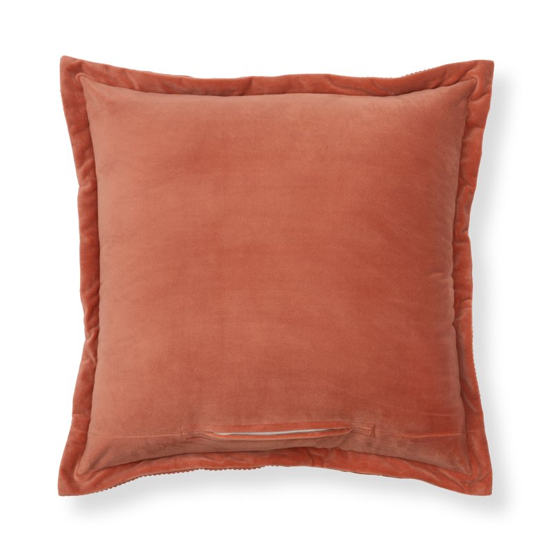 Brown 18x18 Inch Corduroy Velvet Decorative Throw Pillow - Mainstays