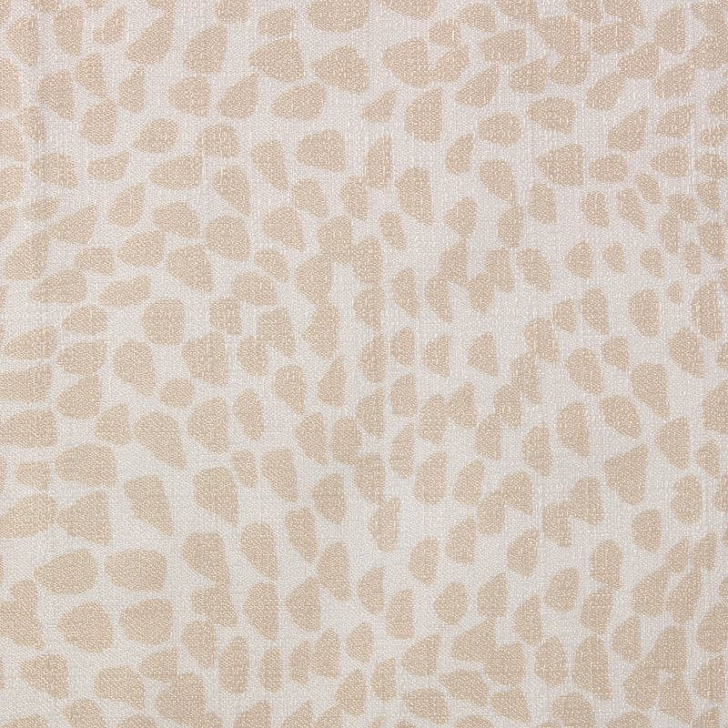 Fabric Shower Curtain - Taupe Abstract Leopard Pattern - 72 x 72 Inches - Curtain