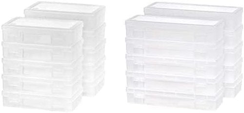 IRIS Modular Supply Case - PVC-Free, Large 10 Pack for Organized Storage | Clear Design