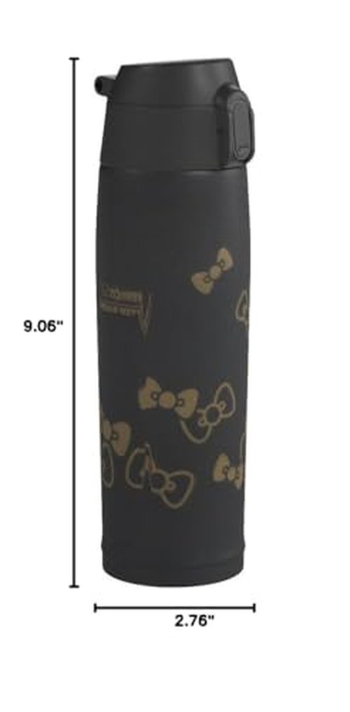 Zojirushi SM-TA48KTBA Stainless Steel Vacuum Insulated Mug, 16-Ounce, Hello Kitty Black
