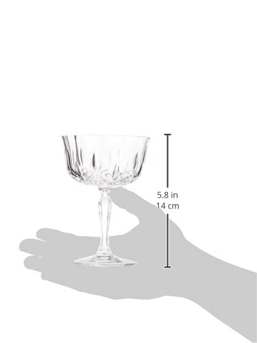 RCR Opera Luxion Crystal Hi-Ball Glasses, Set of 6, 14 cm