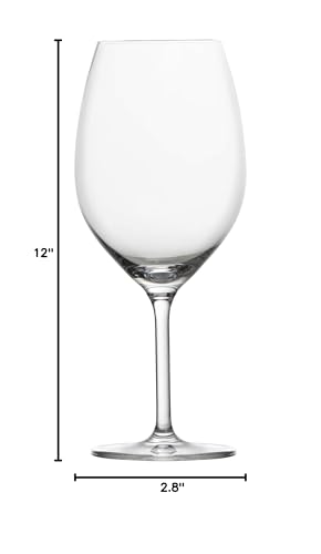 Schott Zwiesel Tritan Crystal Glass Banquet Stemware Collection Bordeaux Wine Glass, 20.3 Ounce, Set of 6