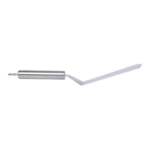 Restaurantware 11" Stainless Steel Turner - 6 Pack - German Standard Kitchen Spatula with Ergonomic Handle, Heat-Resistant - Heavy-Duty Steel Spatula for Flipping Burgers, Eggs, Meat