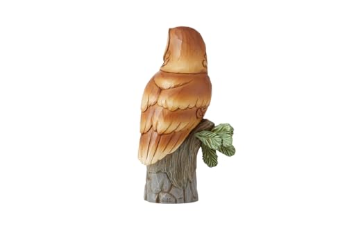 Enesco Jim Shore Heartwood Creek Barn Owl Bird Figurine, 6 Inch, Multicolor