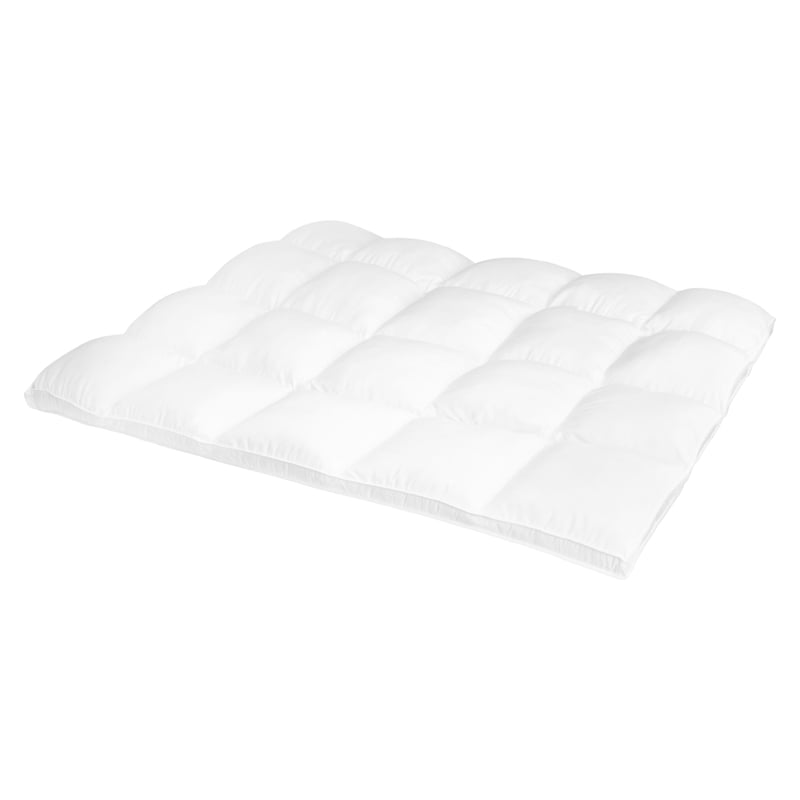 King Down Alternative Mattress Topper - 2 Inch Cloud-Like Cushioning, White