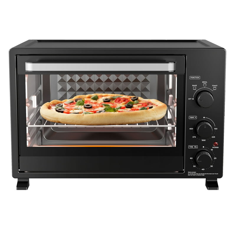 XL Toaster Oven, 34QT Family Size, 1500W Countertop Oven - Matte Black
