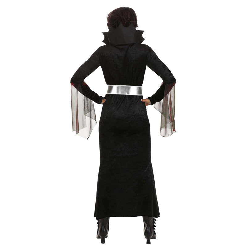 Women's Mystic Sorceress Costume Dress XS - Velour Faux Snakeskin Belt