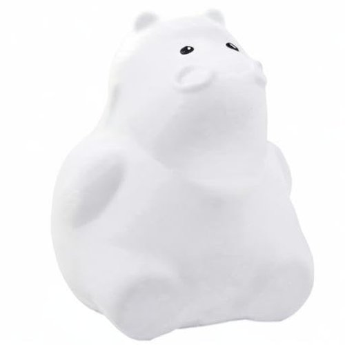 Mobestech Hippo Night Light USB Rechargeable Touch Sensor Led Bedside Lamp Soft Silicone Cartoon Animal Nightlight for Kids Bedroom Nursery