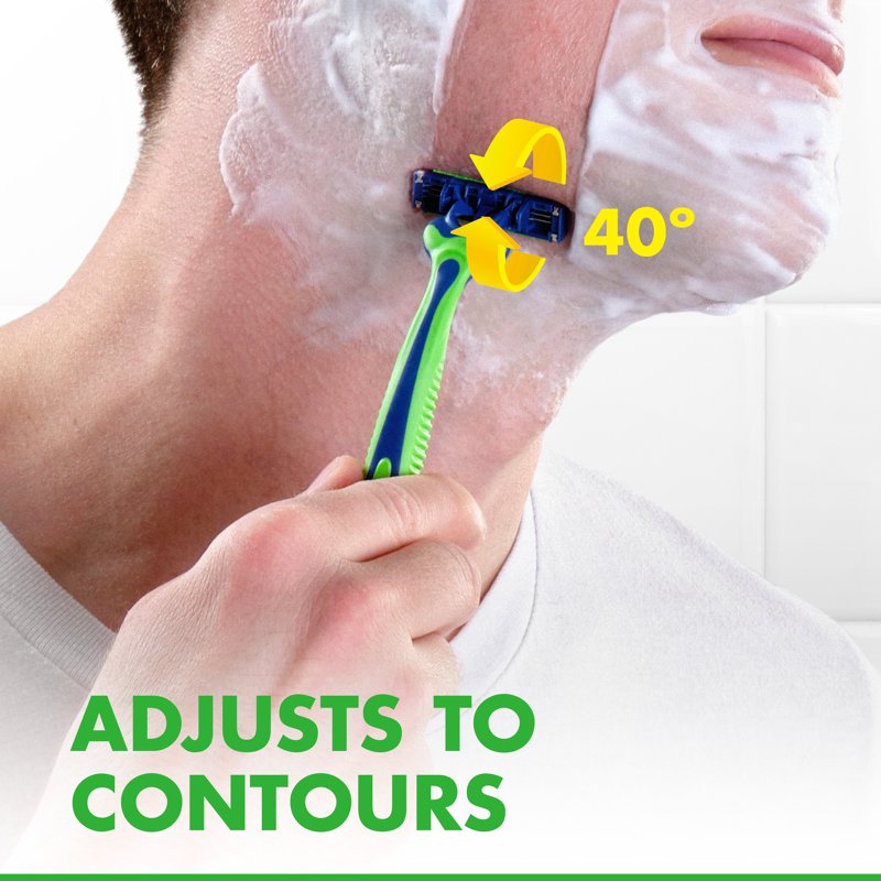 Sensor3 Sensitive Disposable Razors for Men - 7 Pack
