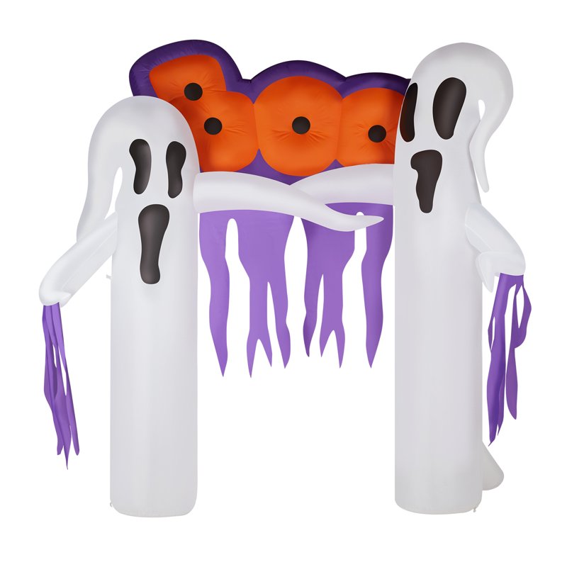 10 FT Halloween Inflatable Ghost Arch Outdoor Decoration with LED Lights