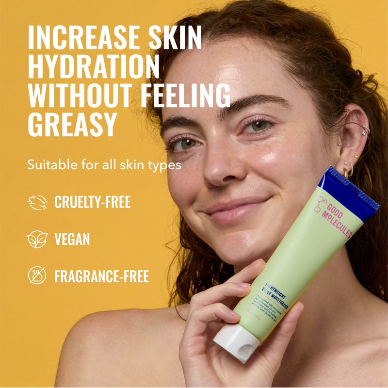 Lightweight Daily Facial Moisturizer with Shea Butter & Hyaluronic Acid, 3.3oz