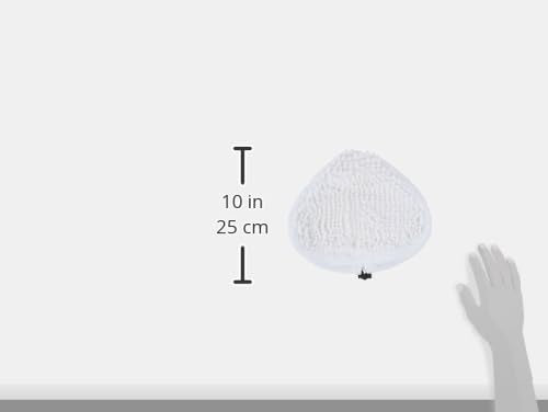 Dirt Devil Shaggy Steam Mop Replacement Pads, Pack of 2, White, For Sealed Hard Floors like Laminate, Tile, Hardwoods and More, Mopping Pad Replacement for Use with Dirt Devil Steam Mop
