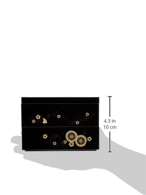 Studio Ghibli - My Neighbor Totoro - Totoro, Skater Traditional Japanese Lacquer Ware - 2 Tier Bento Box