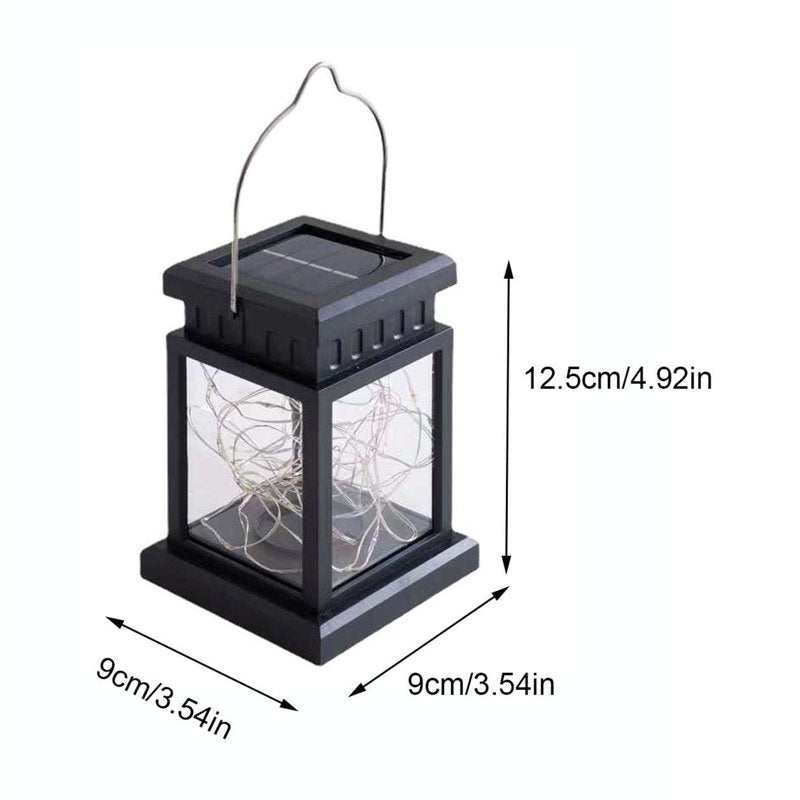 Outdoor Solar Lanterns Waterproof Hanging Lights for Garden Patio Yard