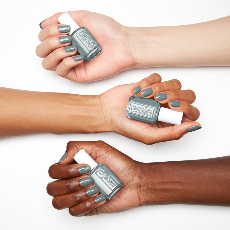 Vegan Nail Polish in Caught in the Rain - Green Color, 0.46 fl oz