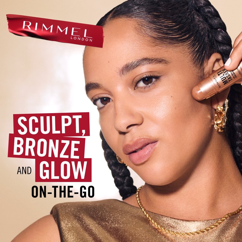 Cream Bronzer Stick for Sculpting and Radiant Sun-Kissed Glow
