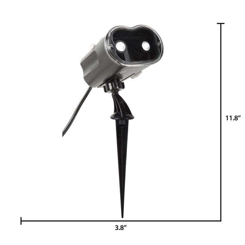 Halloween LED Lightshow Projection Reaching Hands 11-Inch Outdoor Decor