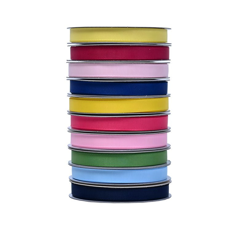 Pink Grosgrain Ribbon 3/8 Inch Wide - 7 Yards Craft Trim