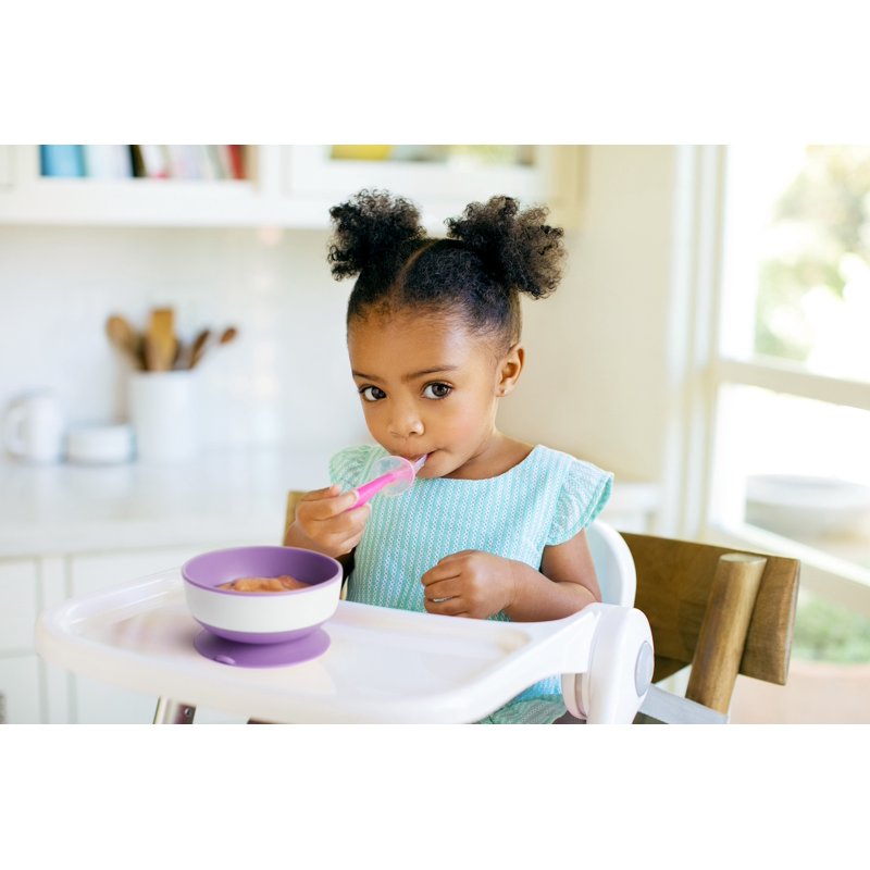 Stay Put Suction Bowls - Multi-Color Plastic, 3 Pack for Toddlers