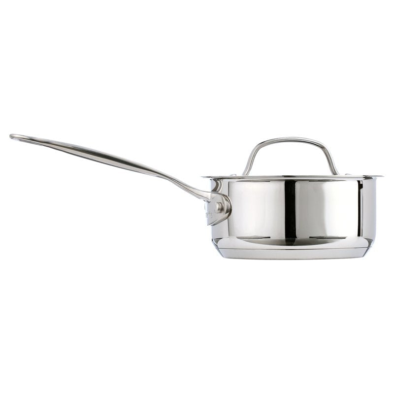 1 Quart Stainless Steel Saucepan with Lid - Induction Ready