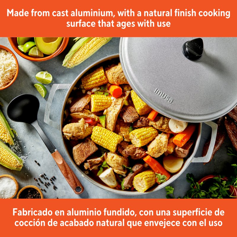 11.6qt Cast Aluminum Caldero - 2 Pack - IMUSA