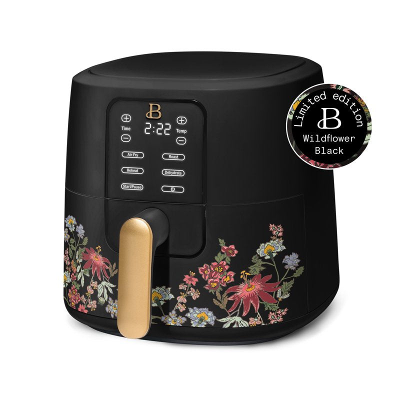 Beautiful 6 Qt Air Fryer with TurboCrisp Technology - Wildflower Black Sesame