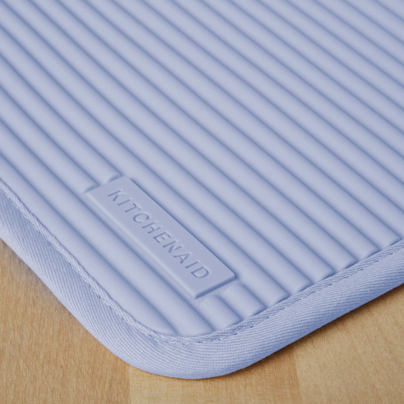 Ribbed Silicone Pot Holders Set - Lavender Cream, 2-Pack