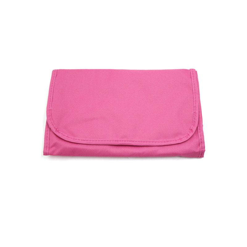 7-Pocket Hanging Toiletry Bag - Durable Canvas Cosmetic Organizer