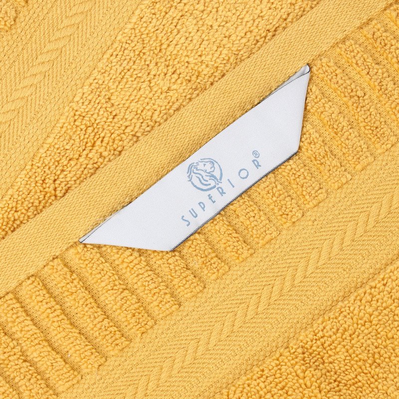 Superior Venice Gold Zero Twist Absorbent Hand Towels - 6 Pack - Spa Quality