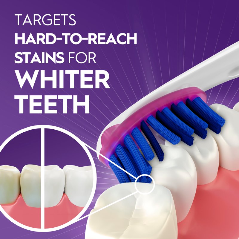 Pro Whitening Manual Toothbrush, Soft Bristles, 4 Count