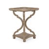 Accent Table with Hourglass Design - French Country Style
