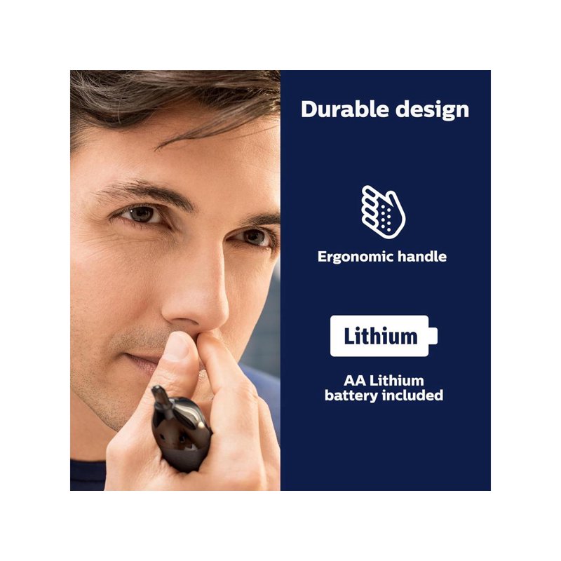Nose Trimmer 5000 with Protective Guard System - Battery Operated