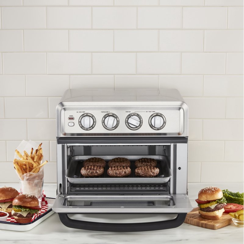 Air Fryer Toaster Oven with Grill - 8-in-1 Stainless Steel Countertop Oven