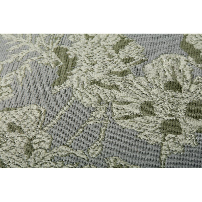 Decorative Pillow 18x18 Silver Sage - Modern Floral Accent Cushion