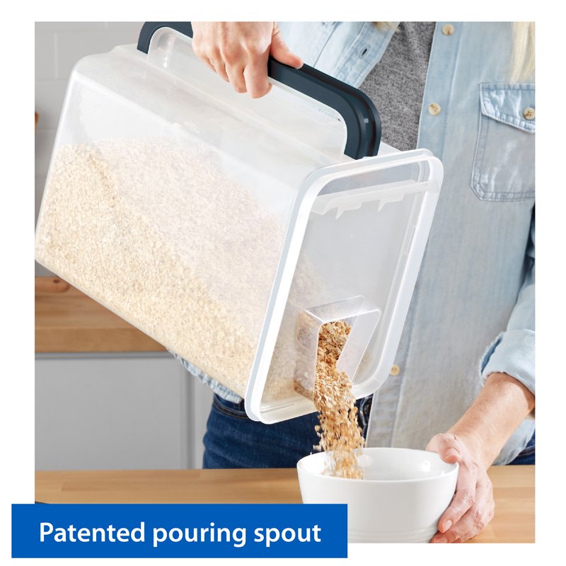 Extra-Large Food Storage Canister Set - 46 Cup Capacity, 2 Pack