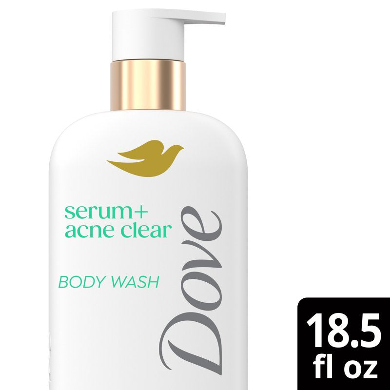 Acne Clear Body Wash with 1% Salicylic Acid - 4 Pack, 18.5 fl oz