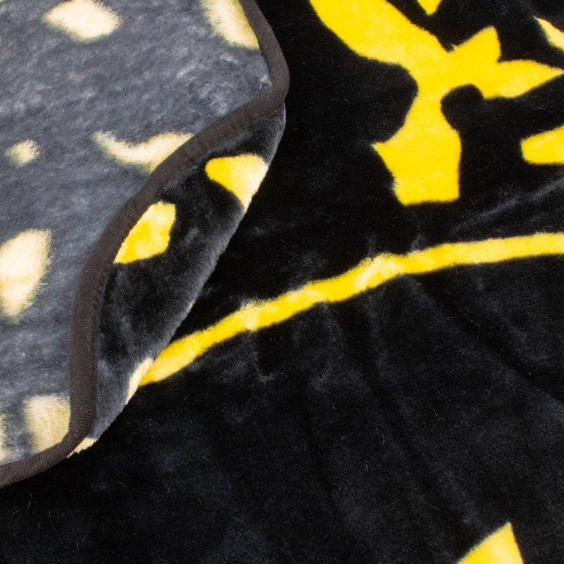 College Covers Iowa Hawkeyes Raschel Throw Blanket - 86 x 63 Inches, Plush & Soft, Twin Bedspread - Variation of THIS listing