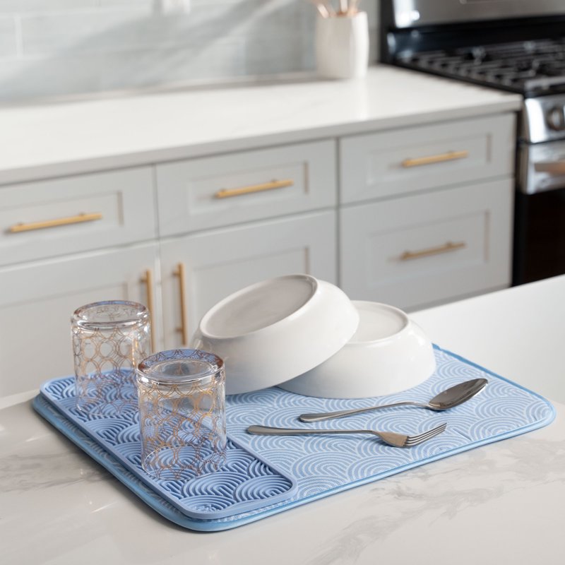 Dish and Bottle Drying Mats - Super Absorbent Microfiber