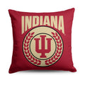 Indiana NCAA Triumph Square Cloud Pillow 24 Inches - Team Spirit Decor