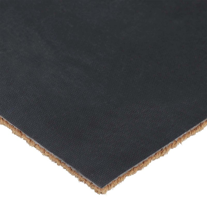 17.7 x 47.2 Inch Coir Doormat with Welcome Script & Double Border Non-Slip Entry Rug
