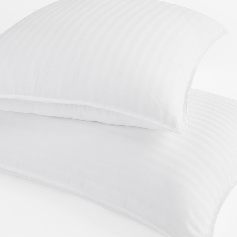 King Cooling Gel Fiber Pillow Set - Breathable Cotton Cover, Non-Toxic, Supportive