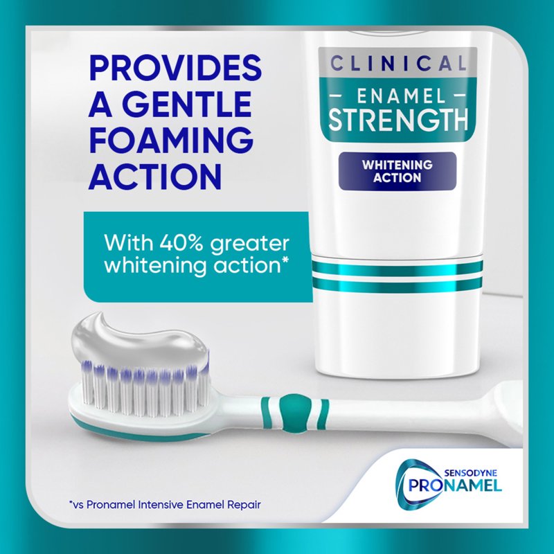 Clinical Enamel Strength Whitening Toothpaste, 3.4 Oz