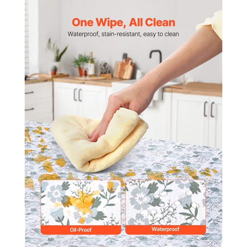 Non-Slip Waterproof Drawer and Shelf Liner - Floral Design, 23 FT
