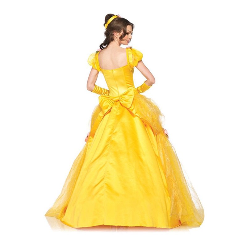 Women’s Yellow Off-Shoulder Princess Ball Gown Costume - M Variation